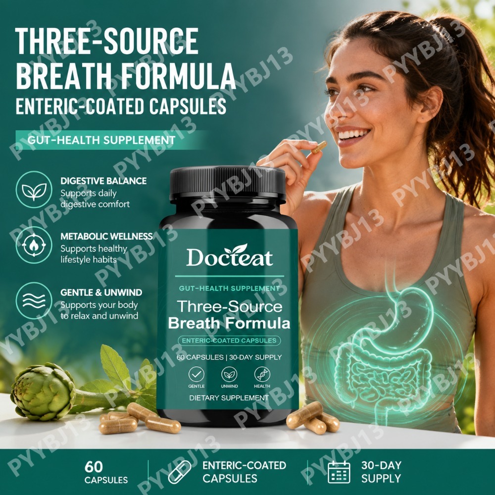 Digestive Enzyme Blend - Docteat Darmgezondheidscapsules met Spijsverteringsenzymenmengsel Berberine HCl