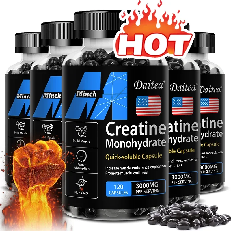 Pre Workout Supplement - Daitea Creatine 3000 mg monohydraat -