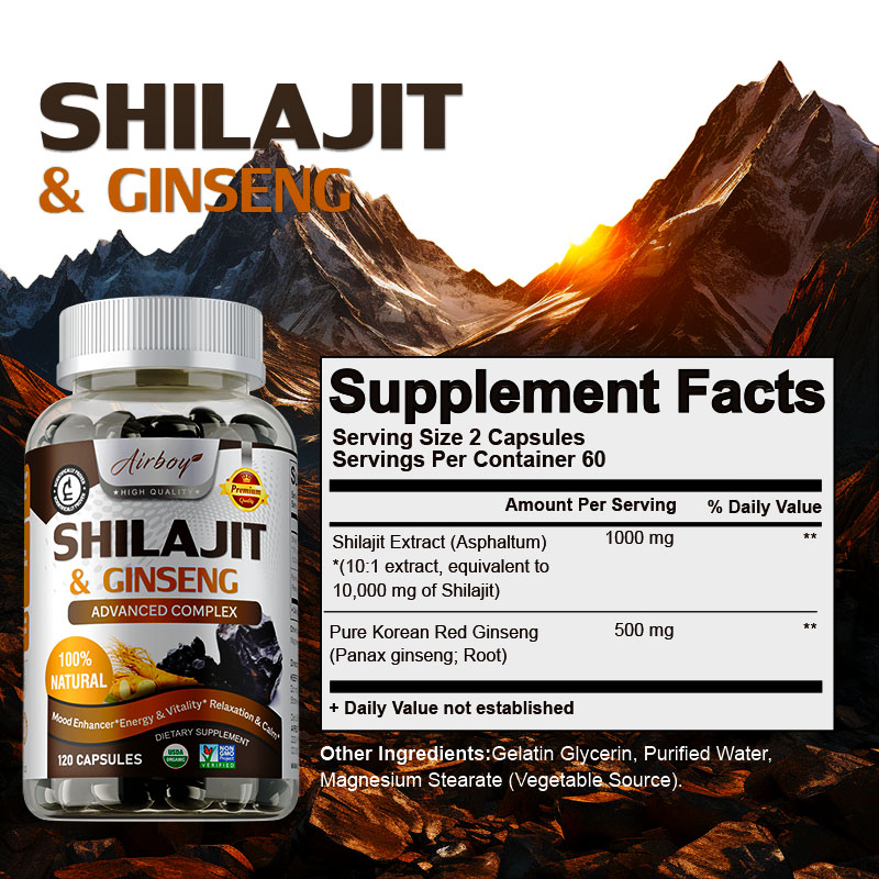 Shilajit & Ginseng - Energie-  - Pre Workout Supplement recensie en prijs