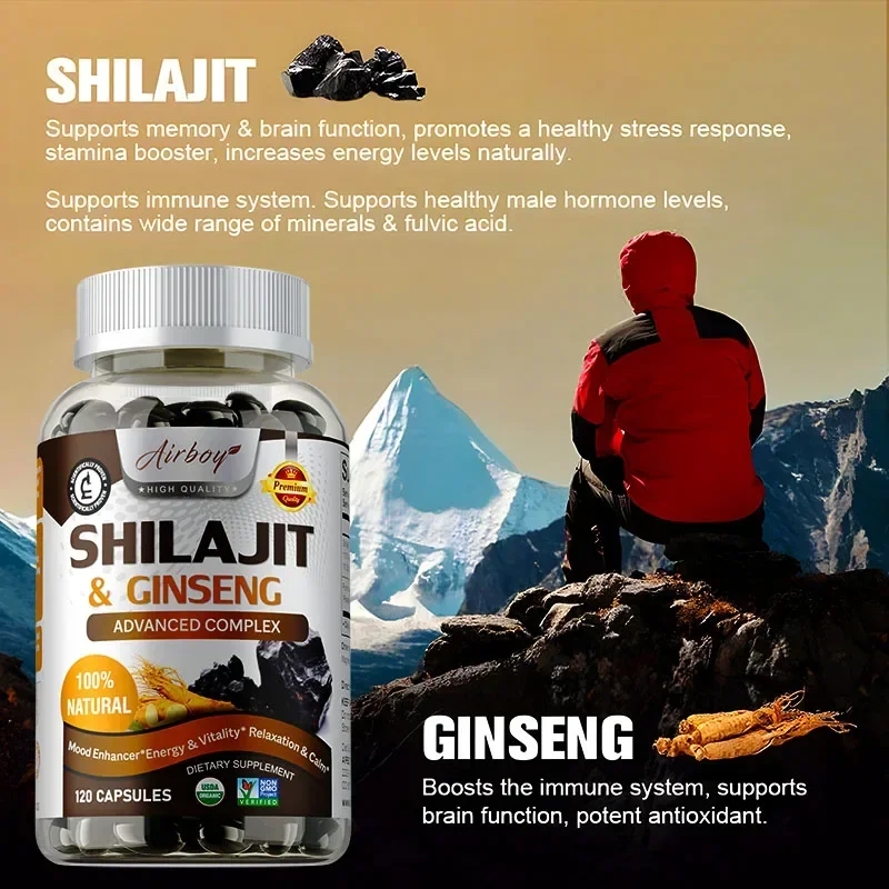 Shilajit & Ginseng - Energie-  - Pre Workout Supplement recensie en prijs