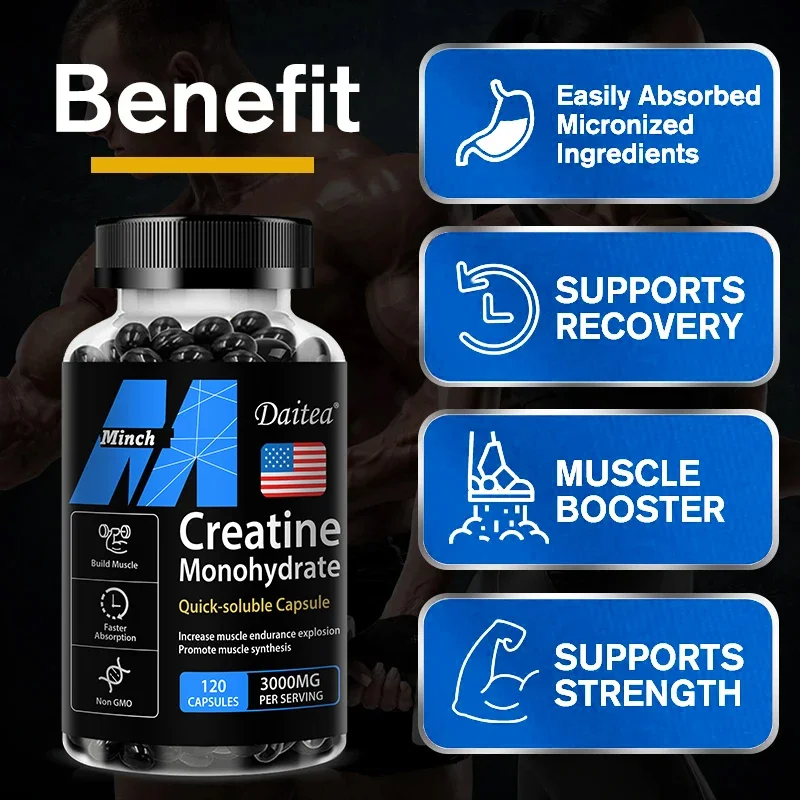 Daitea Creatine 3000 mg monohy - Pre Workout Supplement recensie en prijs