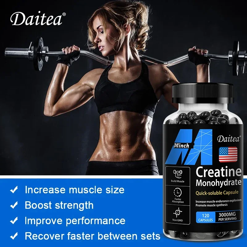 Daitea Creatine 3000 mg monohy - Pre Workout Supplement recensie en prijs
