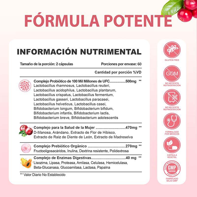 PROBIOTICOS MUJER-capsules - H - Probiotics Women Health recensie en prijs