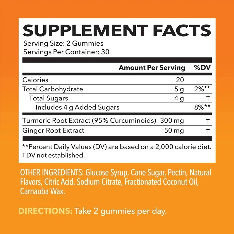 Voedingskurkuma gummies met ge - Roots Nutrition & Fitness Inglewood Photos recensie en prijs