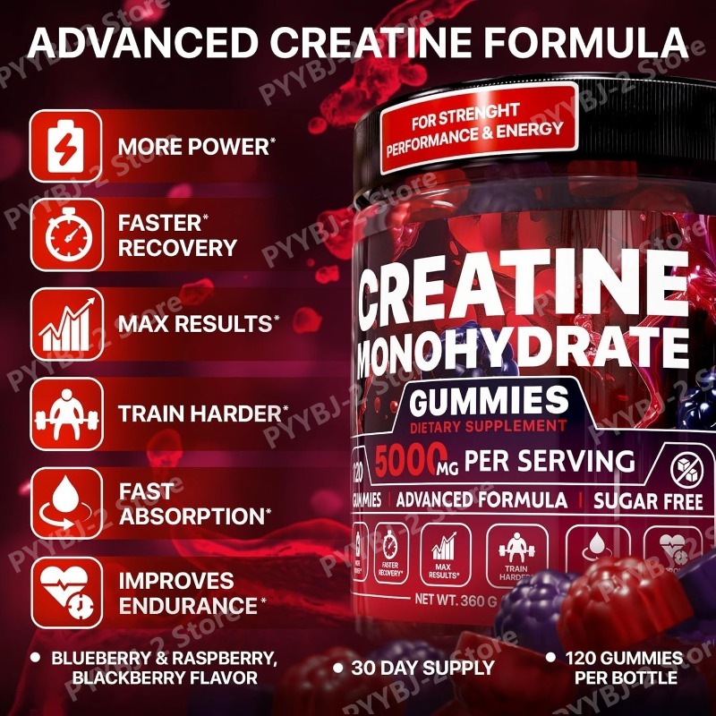 Creatine Monohydrate Gummies F - Pre Workout Supplement recensie en prijs