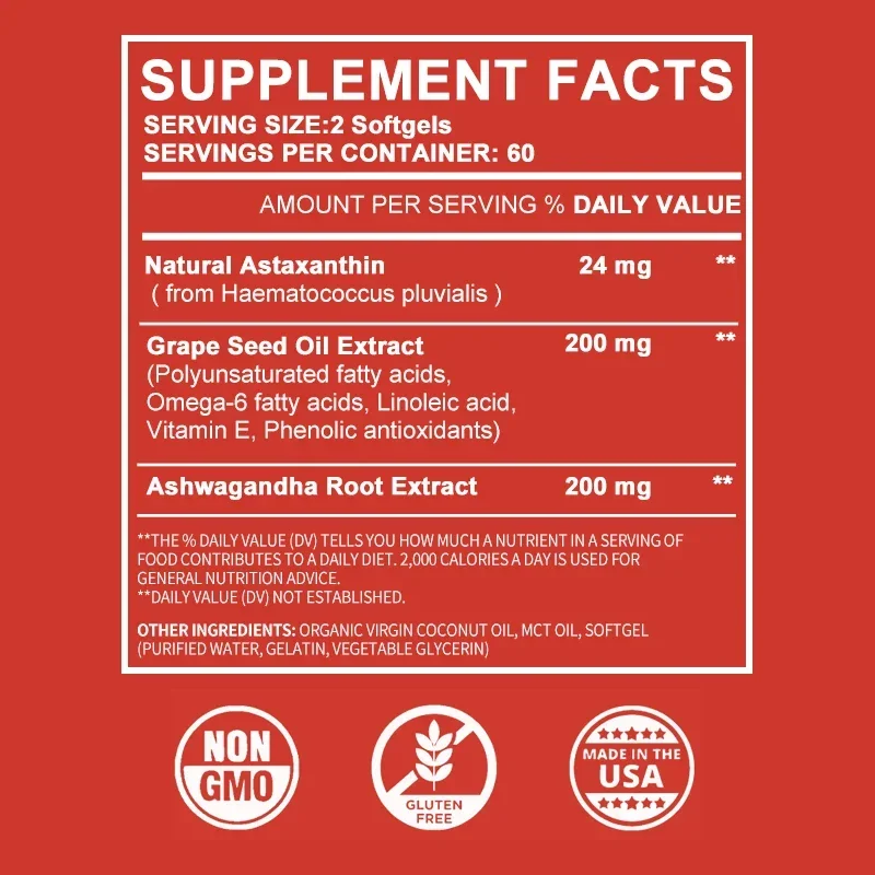 Astaxanthine - Bevordert cardi - Pre Workout Supplement recensie en prijs