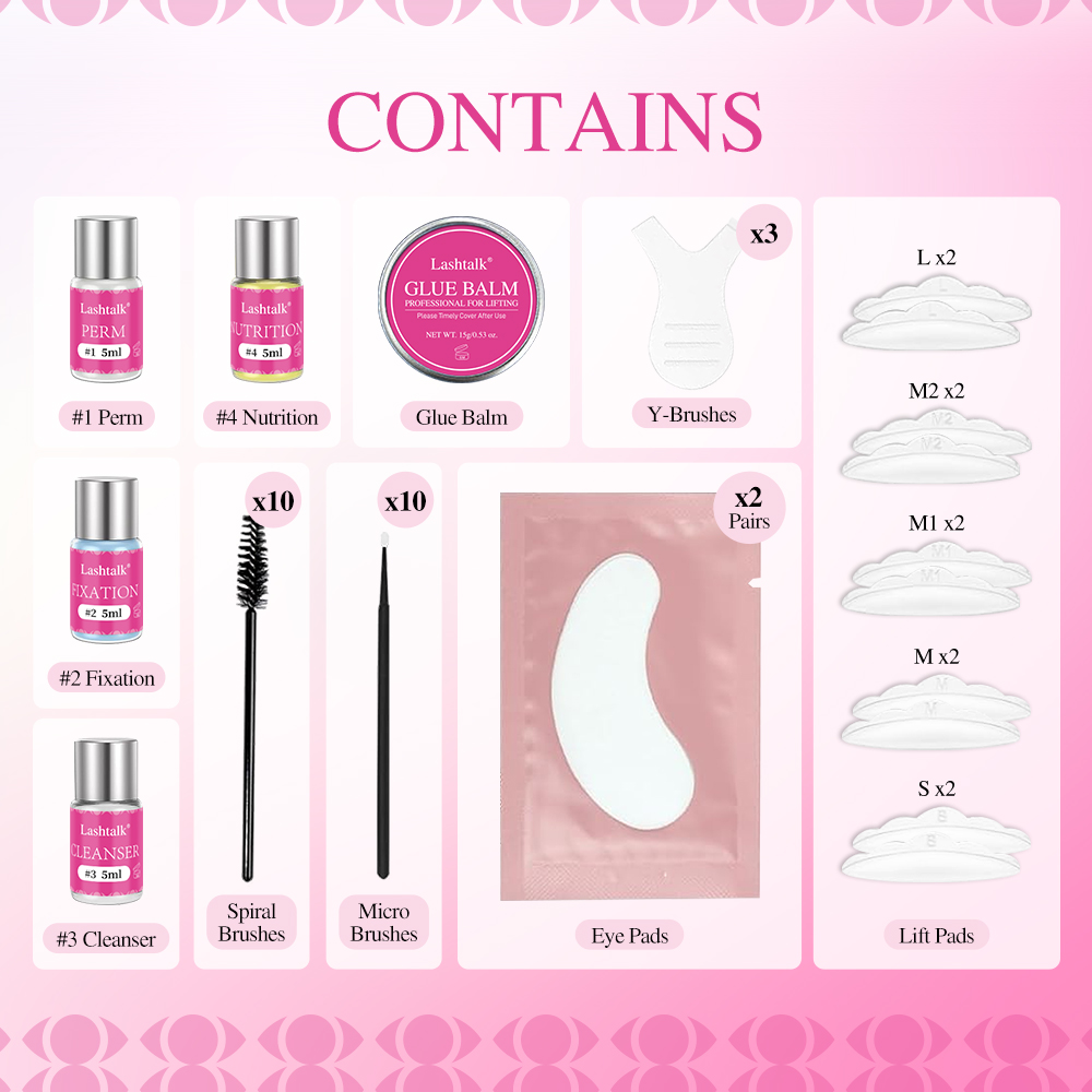 Lashtalk Lash Lift Kit Wimperp - Lifted Nutrition & Fitness Reviews recensie en prijs