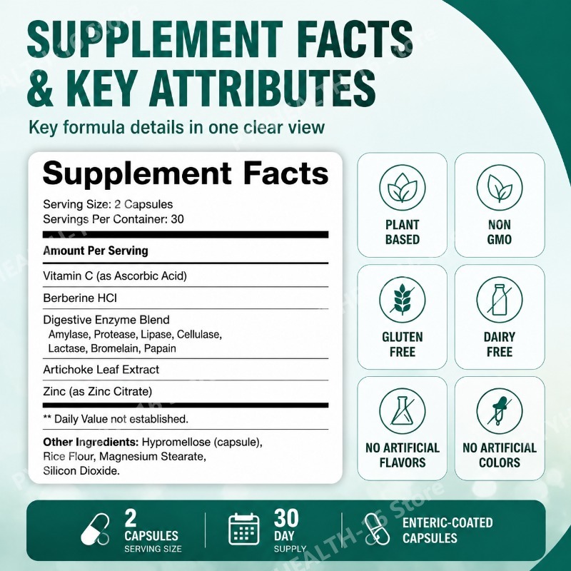 Darmondersteunende capsules me - Digestive Enzyme Blend recensie en prijs